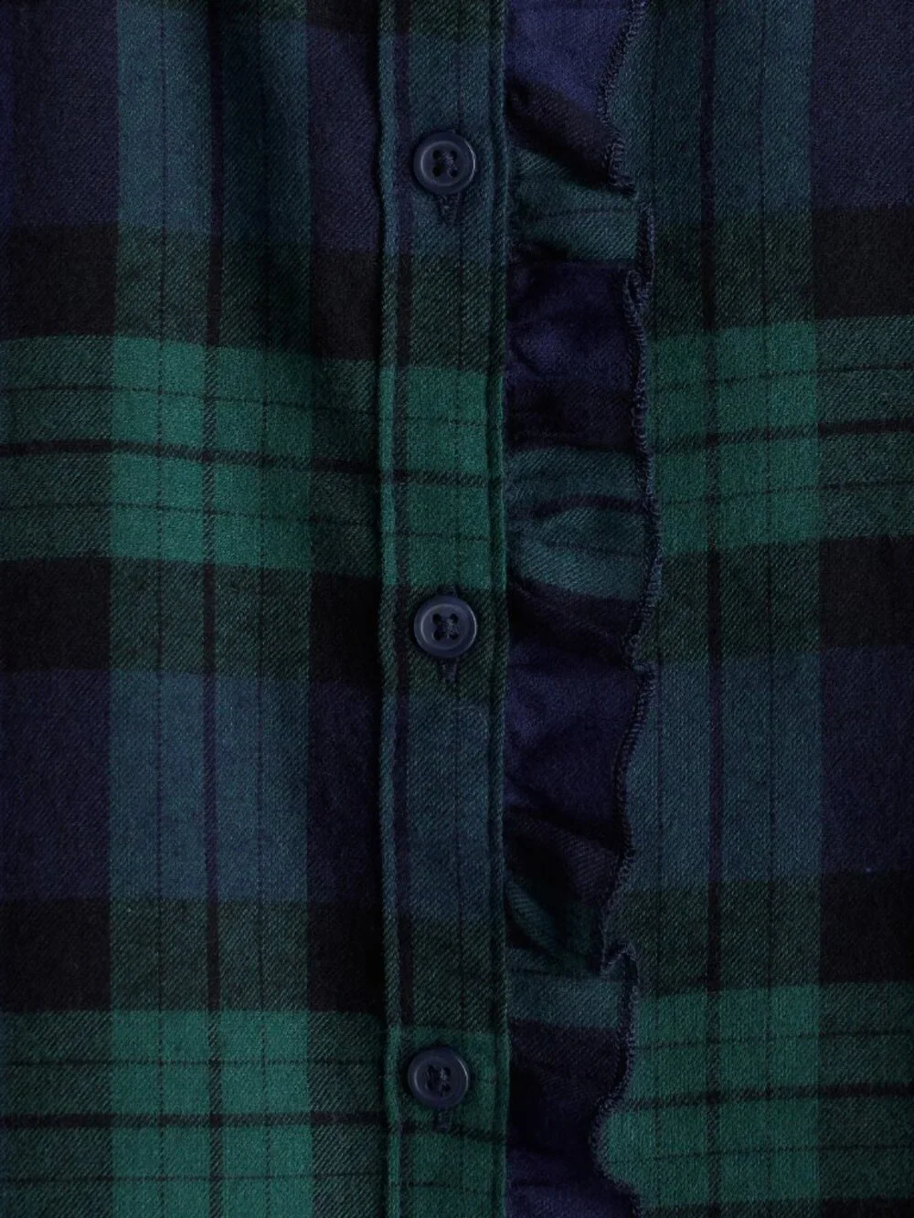 Ruffle-Trimmed Twill Blouse from H and M - Picture 2 of 6